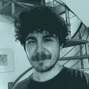 Dithered photo of me